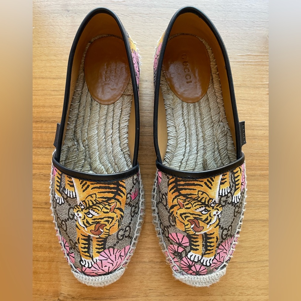 Gucci Bengal Tiger Espadrilles Size 35.5